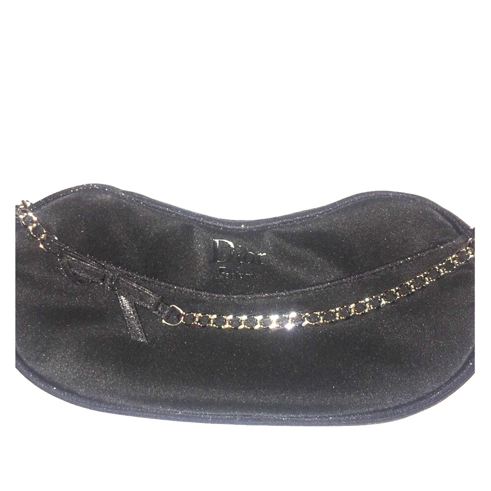 Dior Small Sparkly Black Clutch